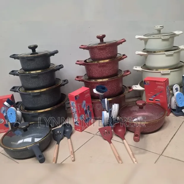 21Pcs DONNOR VERA Granite Nonstick Cookware Set - 1