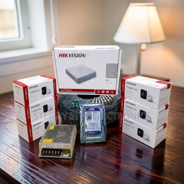 Hikvision 6-Camera 1080P Full HD CCTV Kit - 1