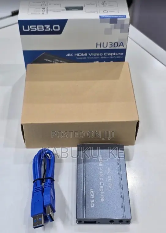 4K HDMI USB 3.0 Capture Card for Live Streaming - 1