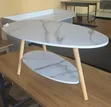 Executive MDF Marble Coffee/Bedside Table - 2