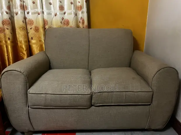 2-Seater Fabric Sofa - Classic Grey - 1
