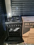 Ailyons 3 Gas + 1 Electric Hotplate Standing Cooker with Electric Oven - 1