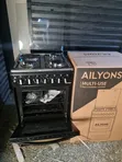 Ailyons 3 Gas + 1 Electric Hotplate Standing Cooker with Electric Oven - 2