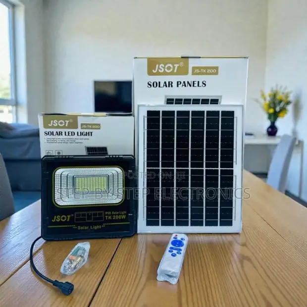 JSOT 200W LED Solar Flood Light - 1