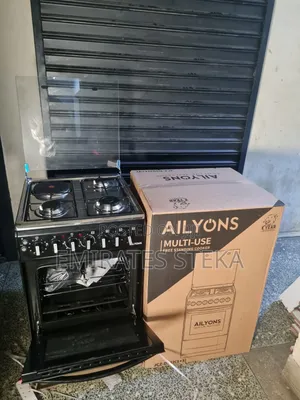 Ailyons 50x55cm Jiko la Kusimama la Hot Plate 3+1 na Oven ya Umeme