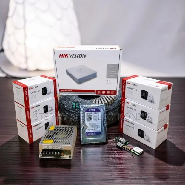 Hikvision 6-Camera 1080P Full HD CCTV Kit - 1