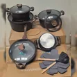 New DONNOR GLORY 15-Piece Granite Cookware Set - German Technology - 1
