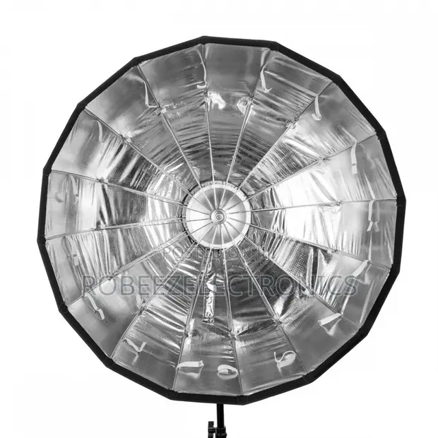 85cm Silver Bowens Mount Softbox with Grid - 1