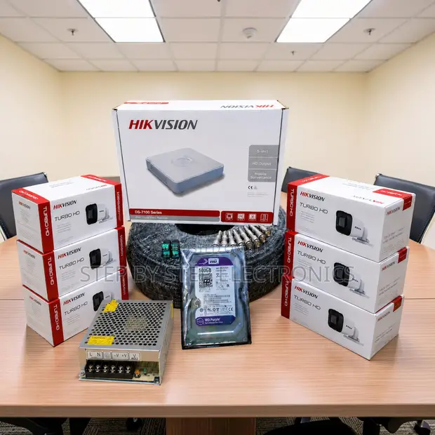 Hikvision 6-Camera 1080P Full HD CCTV Kit - 1