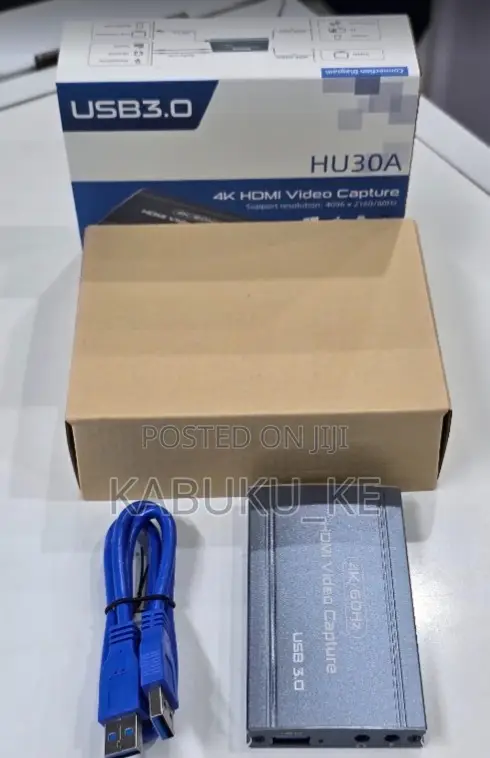 USB 3.0 4K Capture Card for Game Live Recording - 1