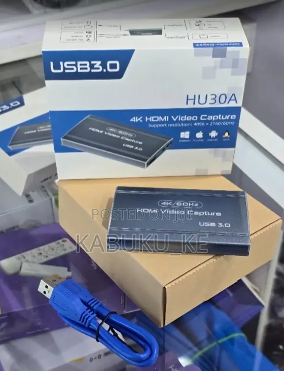 Quality HU30A 4K HDMI to USB 3.0 Video Capture Card - 1