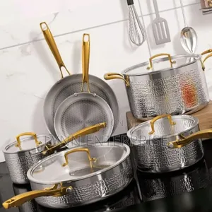10-Piece Triply Stainless Steel Cookware Set