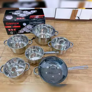 Botch Stainless Cookware Set - 12 Pieces