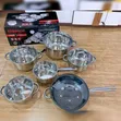 Botch Stainless Cookware Set - 12 Pieces - 1