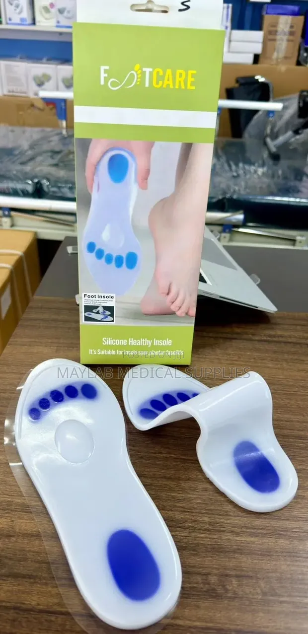 Silicone Full Insole Pad - Gel Foot Cushion & Shoe Support - 1