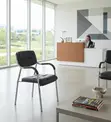 Katalina Leather Mid-Back Office Chairs - 1