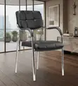 Katalina Leather Mid-Back Office Chairs - 4