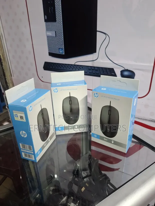 HP M10 Wired USB Mouse - 1