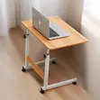 Ergonomic Height Adjustable Laptop Table Stand with Wheels - 2