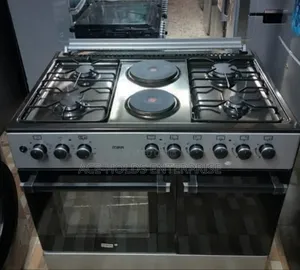 Mika 60x90 Standing Cooker - 4 Gas Burners + 2 Hot Plates
