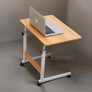Sturdy Height Adjustable Laptop Table Stand with Wheels