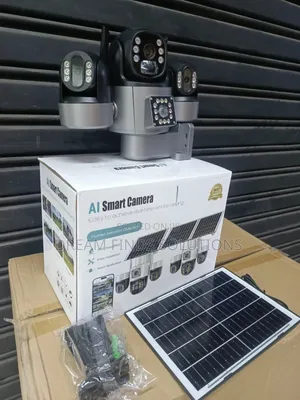 4G Solar AI Smart Camera - Triple Lens 10X Zoom Waterproof PTZ