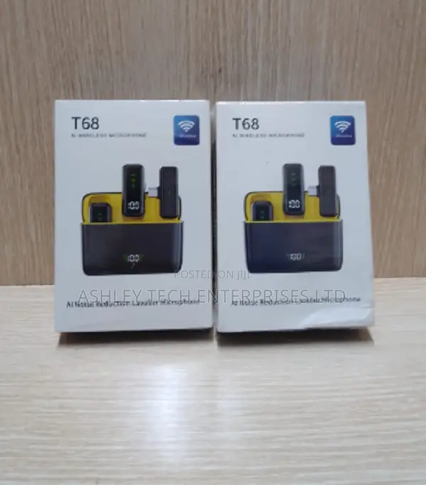 T68 Wireless Microphone - Crystal Clear Sound - 1