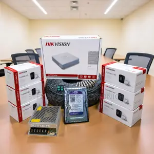 6 Hikvision 1080P Full HD 2MP CCTV Cameras Complete Kit