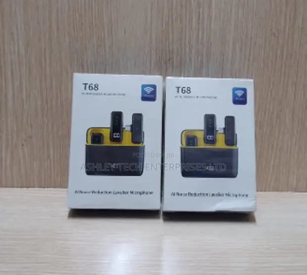 T68 Wireless Collar Microphone for Phone - 1