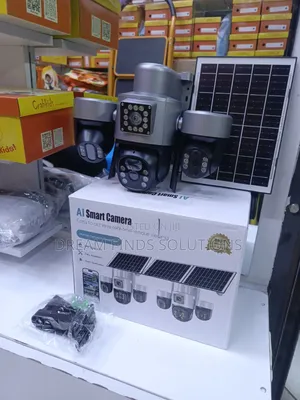 Triple Lens Solar 4G Security Camera with Auto Tracking