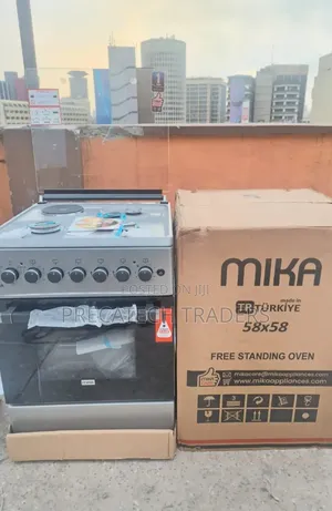 Mika 3 Gas + 1 Electric Hotplate Cooker