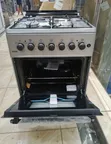Silver Mika 3+1 Standing Cooker - Gas & Electric Oven - 1