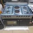 Mika Standing Cooker 60x90cm - 4 Gas Burners + 2 Hot Plates - 1