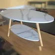 Executive MDF Marble Coffee Table / Bedside Table - 1