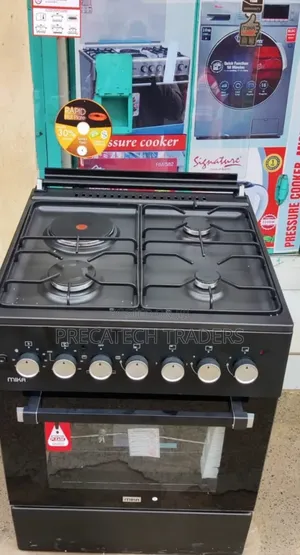 Mika 3+1 Standing Cooker 60x60 - Jet Burners & Rotisserie