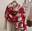 Soft Reversible Colorblock Faux Cashmere Scarf/Shawl - 2
