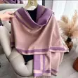 Soft Reversible Colorblock Faux Cashmere Scarf/Shawl - 3