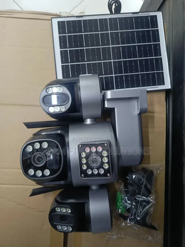 Smart Solar 4G Security Camera (Triple Lens) - 1