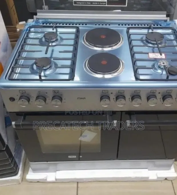 Mika 60x90 Gas & Electric Cooker - Auto Ignition & Rotisserie - 1