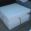 White Executive Modern Square Coffee Table with Metal Stand - 2
