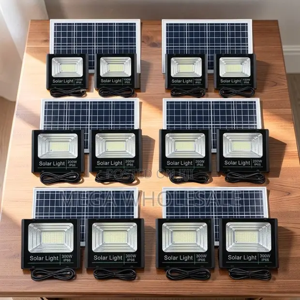 Wholesale Double Solar Floodlights (100W, 200W, 300W) - 1