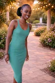Women's Cotton Sweater Dress - M - 2