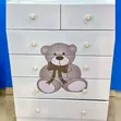 Decorated Newborn Baby Chest of Drawers Cabinet - 2