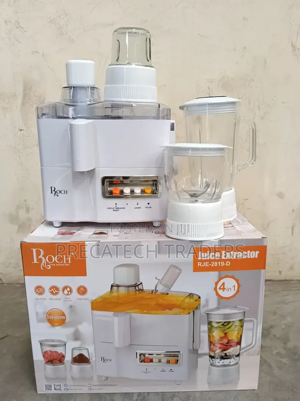 Roch 4-in-1 Juicer Blender & Grinder - 1