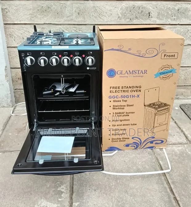 Glamstar Black 3+1 Cooker 50x55 - 1