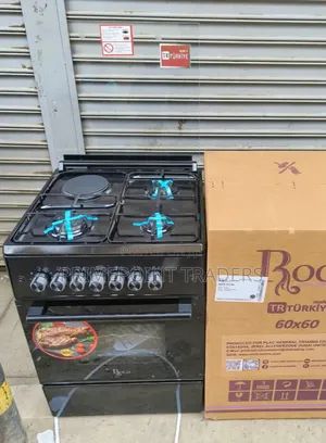 Black Turkey Roch 60x60 Cooker - 3 Gas + 1 Electric