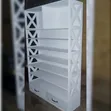 White Executive Wooden Shoe Rack - 2