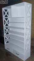 Executive Wooden Shoe Rack with Drawers - 2