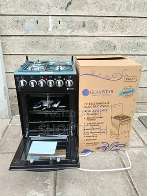 Glamstar 50x55 Black 3+1 Gas & Electric Cooker