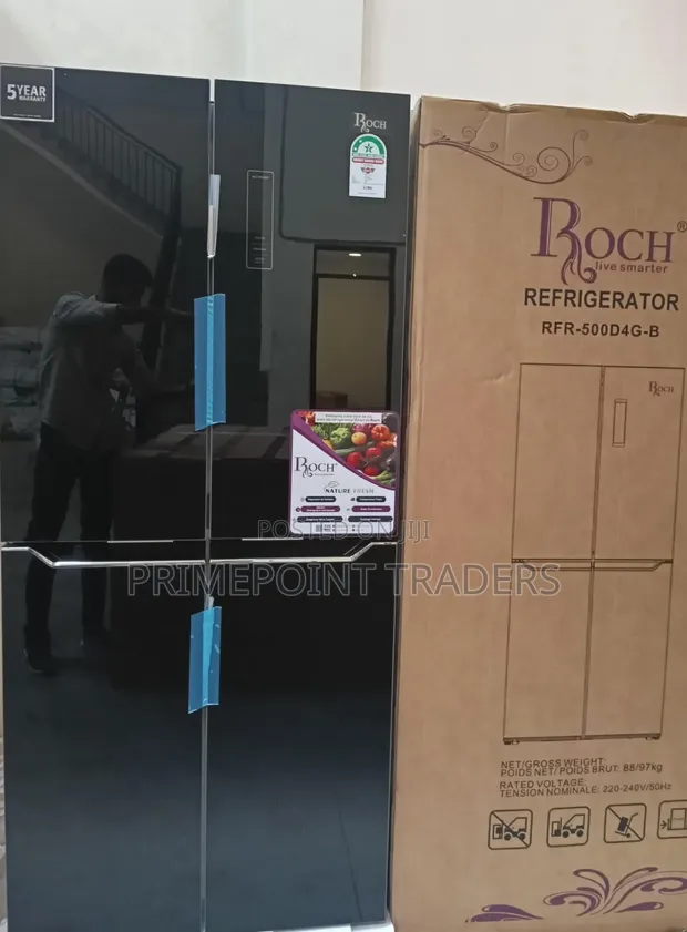 Roch 421 Litres 4-Door Glass Fridge - Brand New - 1